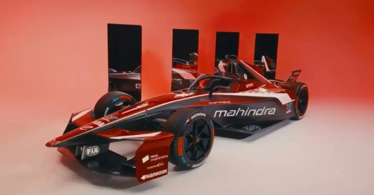 Mahindra M12Electro Formula E race car India
